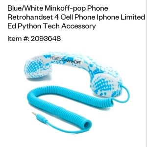 SO COOL! Rare! Rebecca Minkoff telephone that plugs into your cell phone.ArtDeco